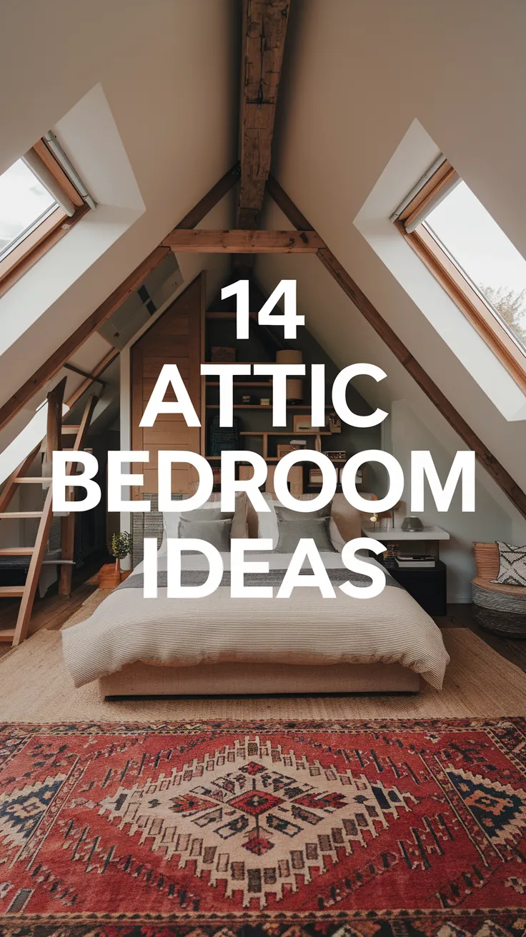 🏠✨ Stylish Solutions for Turning Your Attic into a Cozy Master BedroomTransform your attic into a dreamy master bedroom with these stylish ideas! From smart layouts to warm decor, create a cozy and functional space you’ll love to relax in. 🌟🛏️ #MasterBedroomIdeas #AtticDesign #CozySpaces #HomeDecorInspo #StylishBedrooms