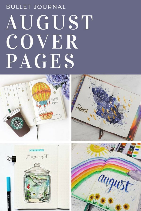 August Bullet Journal Themes