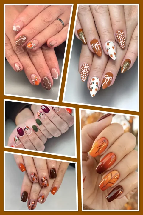 Looking for cozy fall nail ideas? From minimalist leaves to dark fall nails in rich browns and copper tones, these autumn nails are perfect for DIY manicures or showing your nail tech. Get inspired by the prettiest fall nail colors for 2025! 💅 #AutumnNails #FallNailColors #TrendyNails