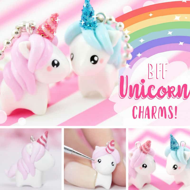 These unicorn charms are adorable!