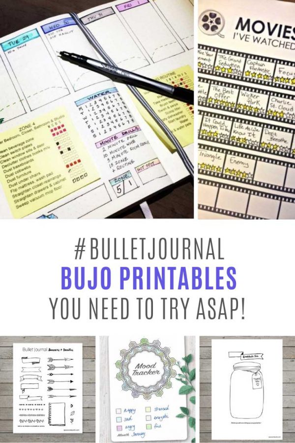 Loving these BUJO printables - so easy to use!