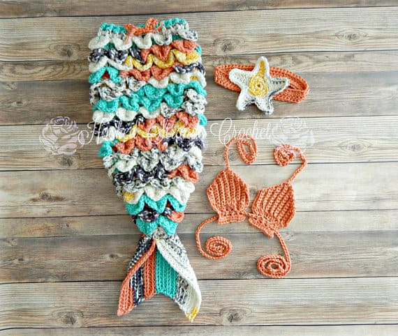 9 Super Sweet Crochet Baby Mermaid Tail Patterns Everyone Will Adore