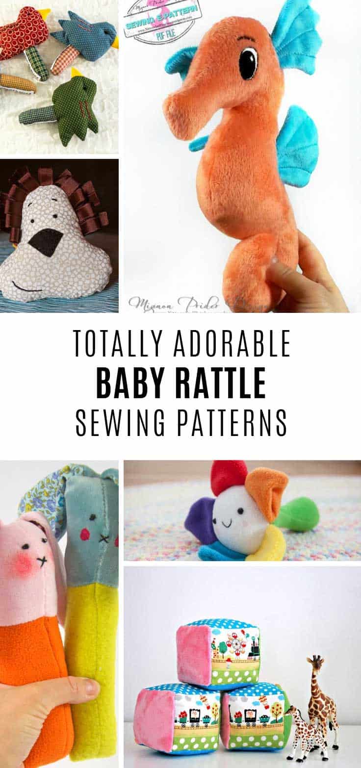 Loving these baby rattle patterns! So easy to sew!