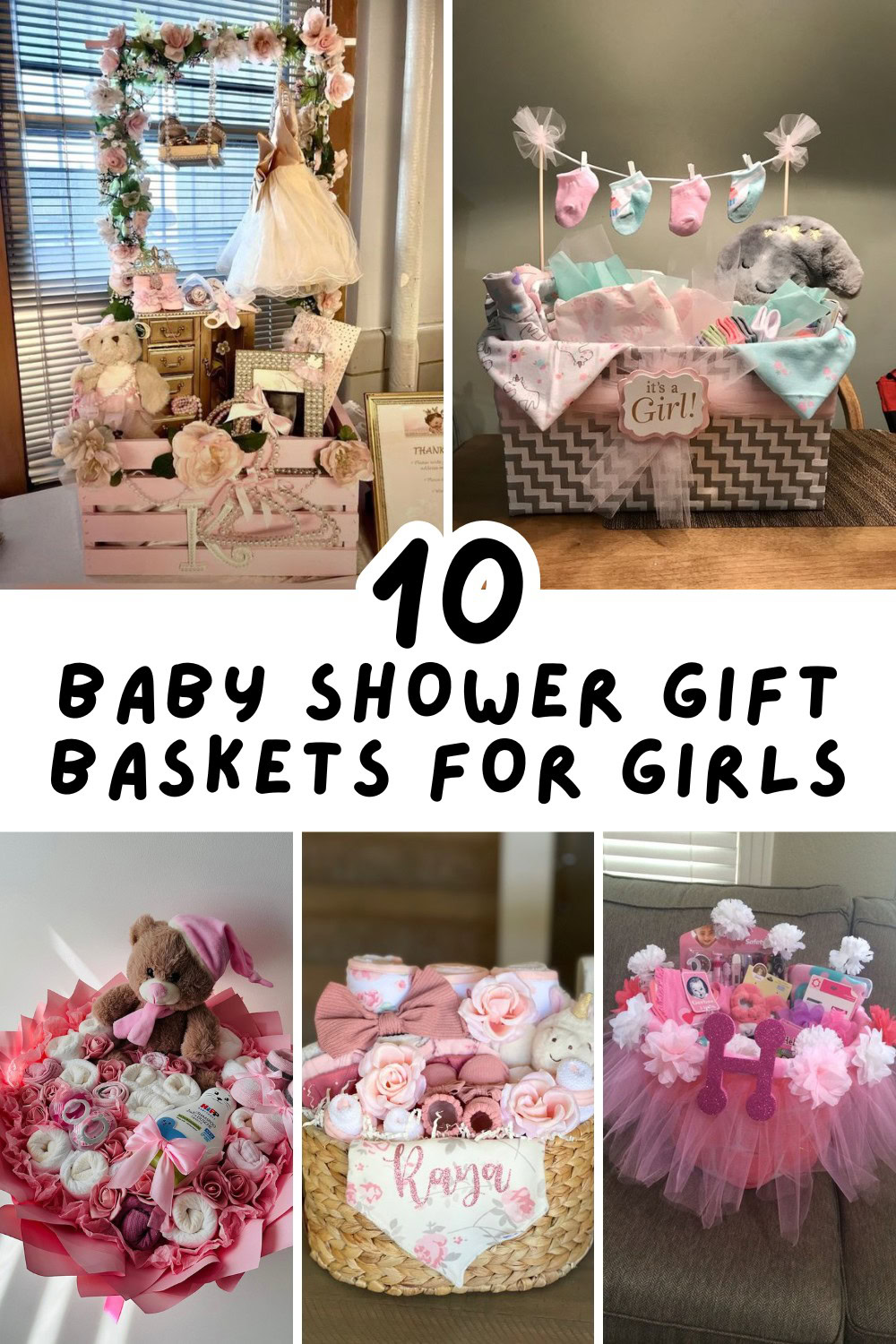 Looking for the perfect gift for a baby girl? This gift basket is full of charming and practical items that every new parent will love. From soft onesies to adorable accessories, discover ideas that will make your gift stand out! 🌸 #BabyShowerGift #GiftBasketIdeas