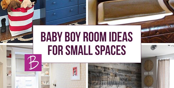 These Baby Boy room ideas are perfect if you only have a small space for his nursery!