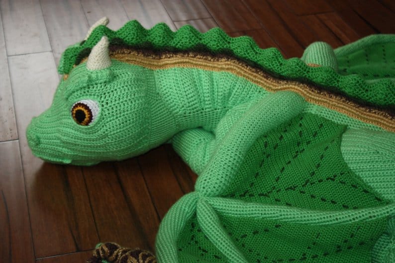 This Life Sized Baby Dragon Crochet Pattern Will Blow Your Mind