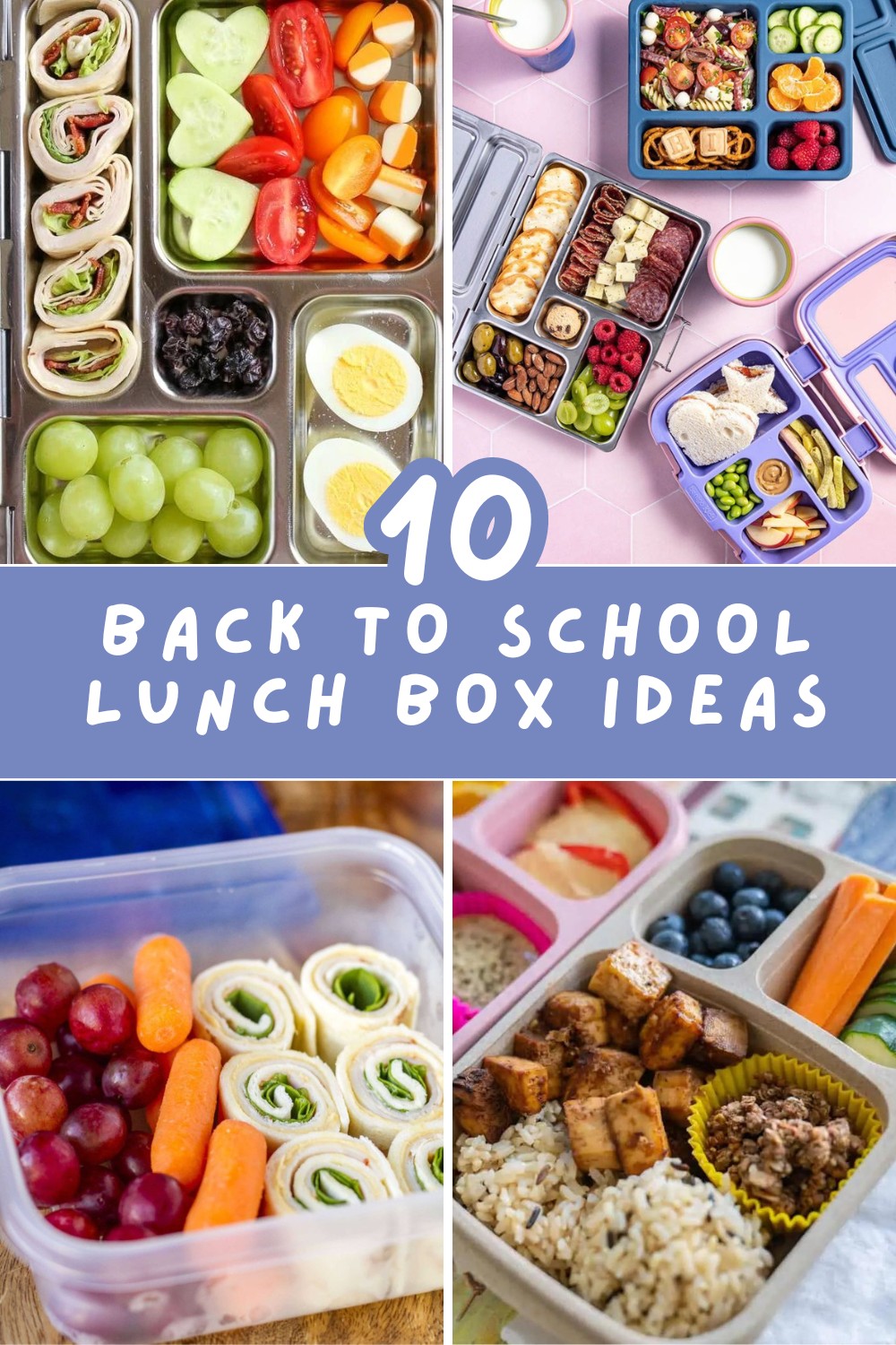 10 Fun & Easy Back to School Lunch Ideas for Kids