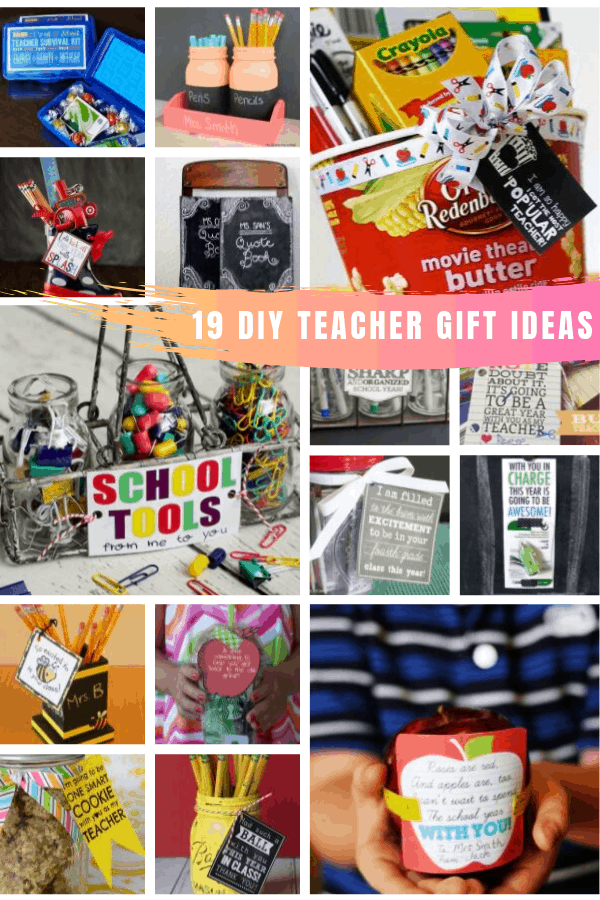 So many fun back to school teacher gift ideas and printable labels to show your appreciation from the 1st day! #teachergift #backtoschool