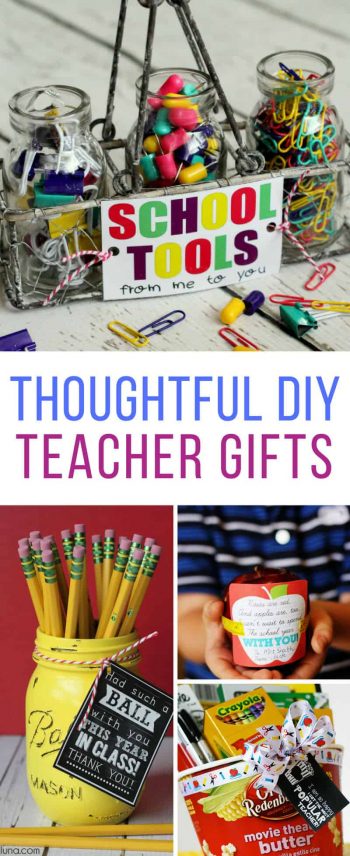 DIY Back to School Teacher Gifts That Are Super CUTE!