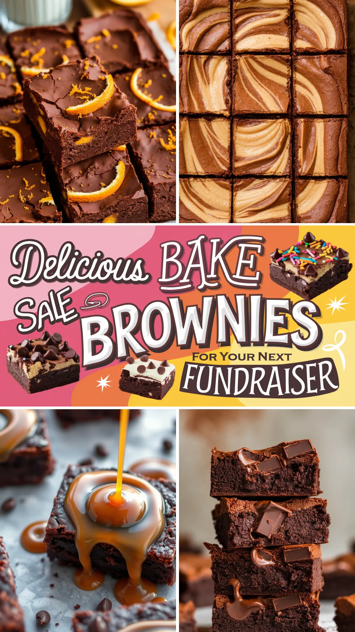 🎁🍫 7 Brownie Recipes to Sweeten Your Fundraiser Bake Sale - From classic chocolate to creative twists, these delicious brownie ideas are guaranteed to be a hit at your next bake sale! Perfect for any fundraiser. 🍪✨