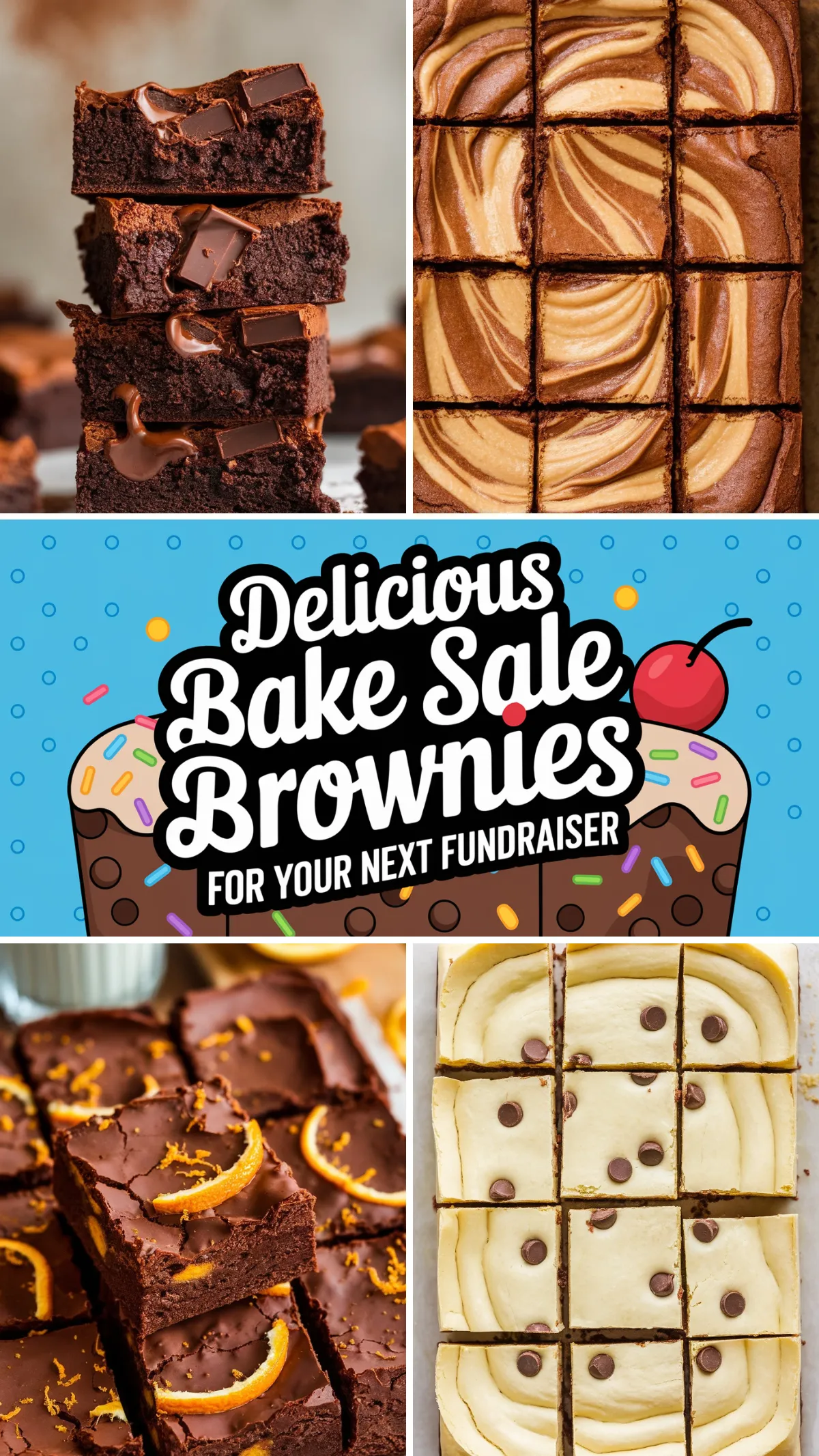 🎁🍫 7 Brownie Recipes to Sweeten Your Fundraiser Bake Sale - From classic chocolate to creative twists, these delicious brownie ideas are guaranteed to be a hit at your next bake sale! Perfect for any fundraiser. 🍪✨