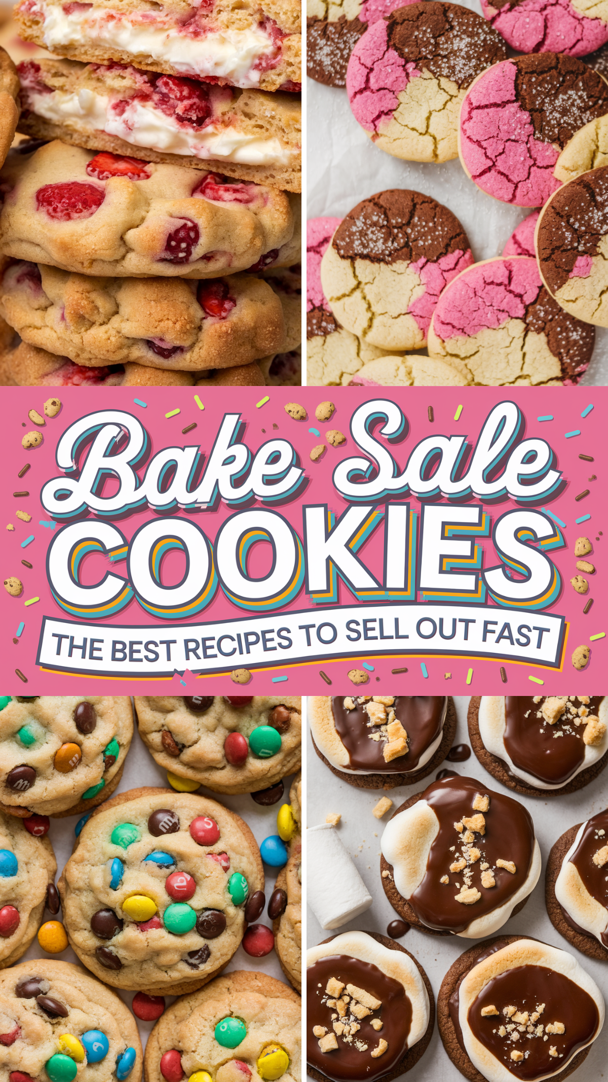 Whip up irresistible cookies that will have everyone coming back for more! These tried-and-true recipes are perfect for bake sales and guaranteed to be a crowd-pleaser. 🧁💰 #BakeSaleCookies #SweetTreats #BakingInspo #FundraisingIdeas #BestCookies