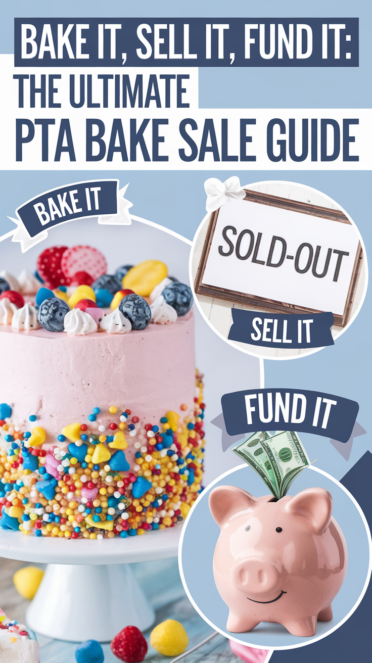 Make your PTA bake sale a sweet success with this comprehensive guide! From planning to promotion, discover tips, recipes, and strategies to maximize your fundraising efforts. 🍪💰 #BakeSaleGuide #PTAFundraiser #SweetSuccess #BakeSaleTips #FundraisingIdeas