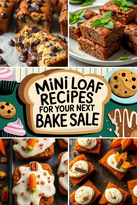 These irresistible mini loaves are the perfect bake sale treat! From classic banana bread to decadent chocolate chip, these easy-to-make recipes are sure to sell out fast. ?? #BakeSaleRecipes #MiniLoaves #SweetTreats #BakingInspo #FundraisingIdeas