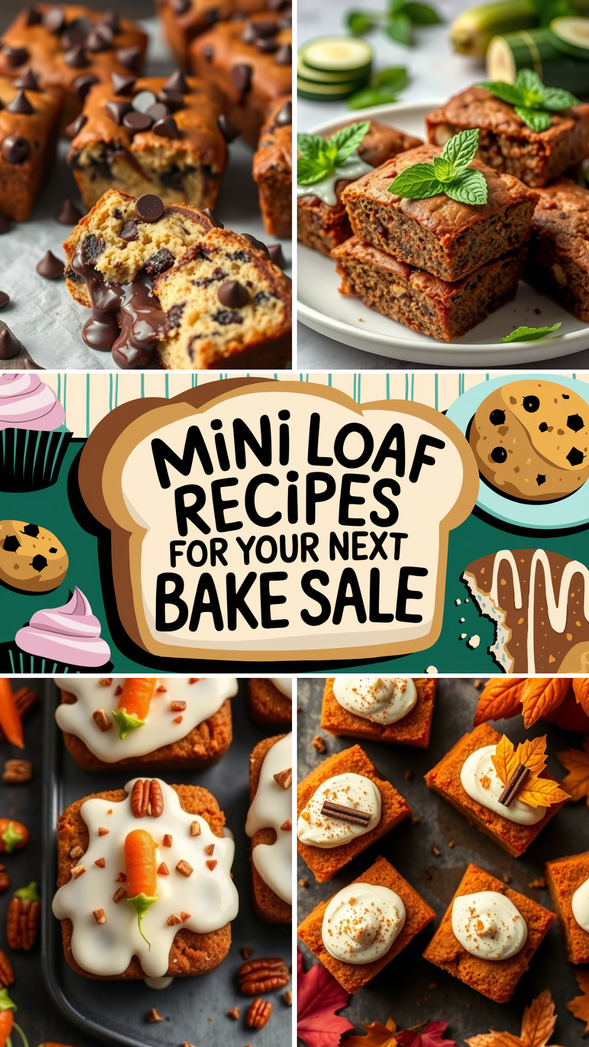 These irresistible mini loaves are the perfect bake sale treat! From classic banana bread to decadent chocolate chip, these easy-to-make recipes are sure to sell out fast. 🍫💰 #BakeSaleRecipes #MiniLoaves #SweetTreats #BakingInspo #FundraisingIdeas