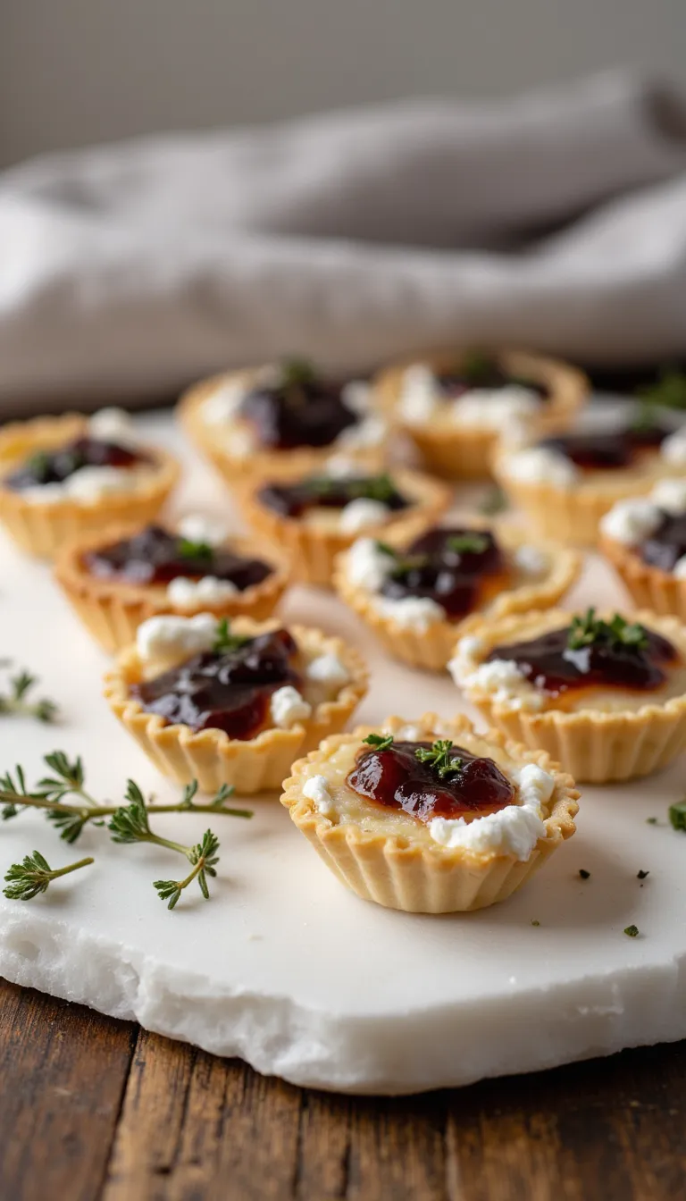 Elegant, easy, and perfect for prepping early — try these goat cheese phyllo cups this Thanksgiving!