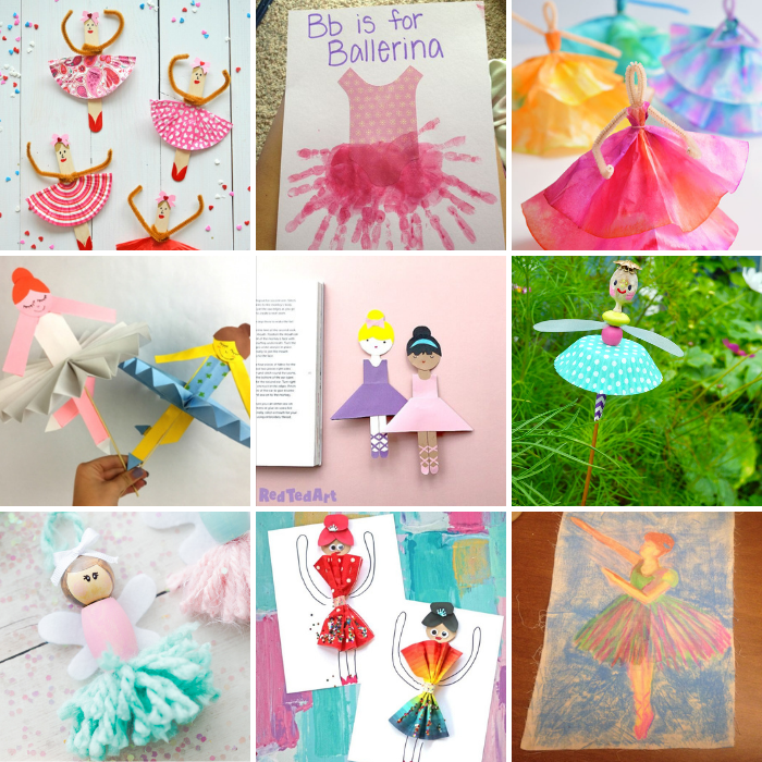 Ballerina Crafts for Kids