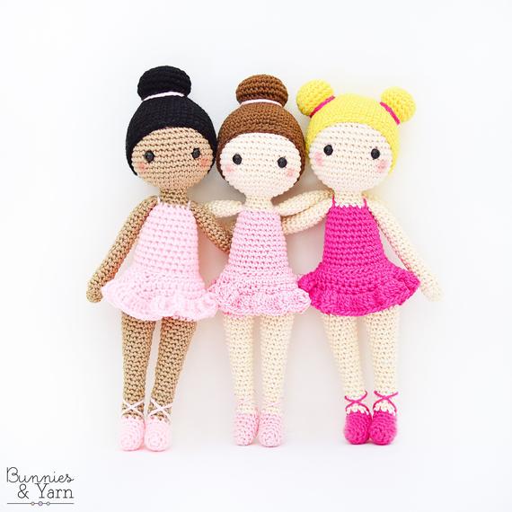 Tracey the Ballerina Amigurumi Doll Pattern