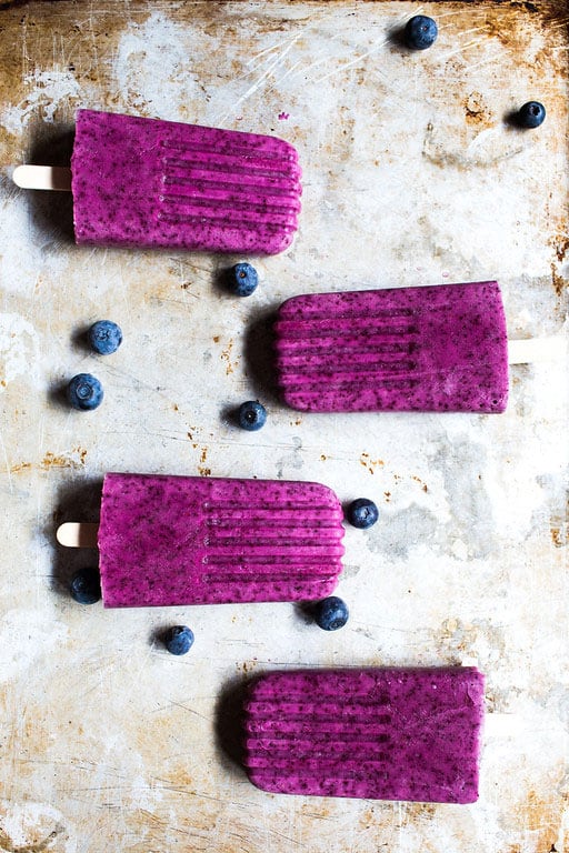 Banana Berry Popsicles