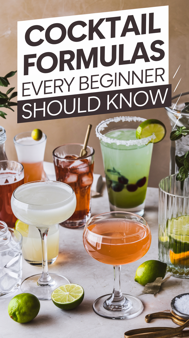 The Secret Cocktail Formulas You Need to Know 🍹📏 Discover easy-to-follow cocktail formulas for balanced, delicious drinks every time. No recipe? No problem! 🍸✨ #CocktailMaking #MixologyTips #CocktailDrinks