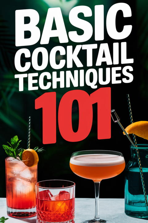 5 Essential Cocktail Techniques Every Beginner Should Know ?✨ Master the art of shaking, stirring, muddling, and more with these beginner-friendly cocktail techniques. Cheers! ?? #CocktailTechniques #MixologyBasics #CocktailMaking