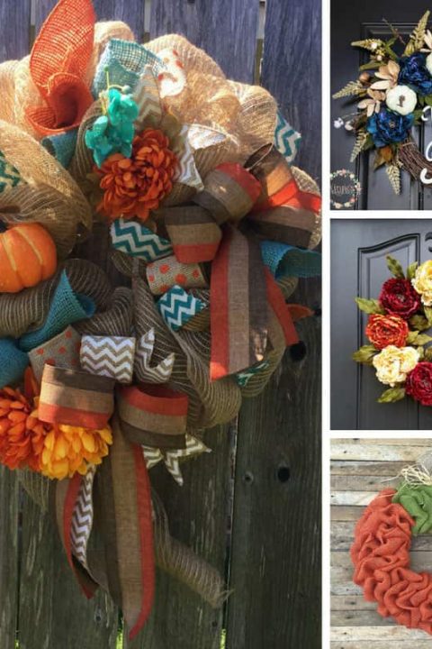 These front door Fall wreaths are beautiful and I can't wait for mine to arrive!