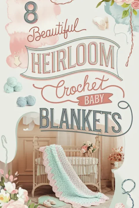 Create a timeless keepsake with these stunning heirloom crochet baby blankets! Perfect for baptisms, christenings, or as a cherished family treasure, these delicate designs are filled with love and tradition. ?? #CrochetBlankets #HeirloomCrafts #BabyGifts #HandmadeWithLove #BaptismGifts