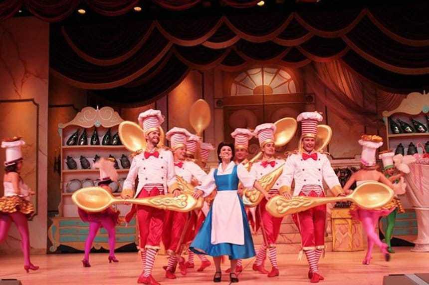 The Beauty and the Beast show is totally magical!