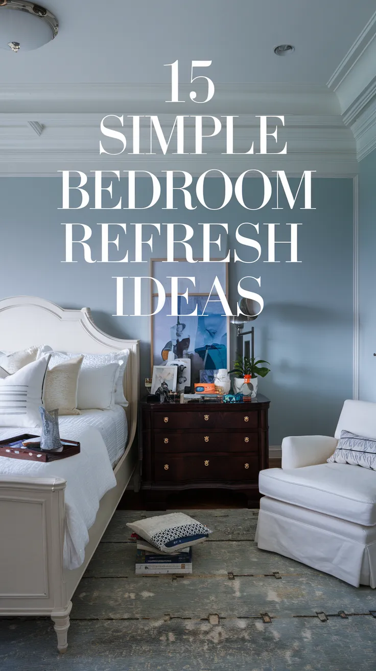 🛏️✨ Give Your Bedroom a Whole New Look with These 15 Budget-Friendly Refresh Ideas Revamp your bedroom without breaking the bank! These simple and stylish ideas will help you transform your space with affordable decor, DIY projects, and clever upgrades. 🌟💸 #BedroomMakeover #BudgetFriendlyIdeas #HomeDecorTips #StylishSpaces #DIYDecor