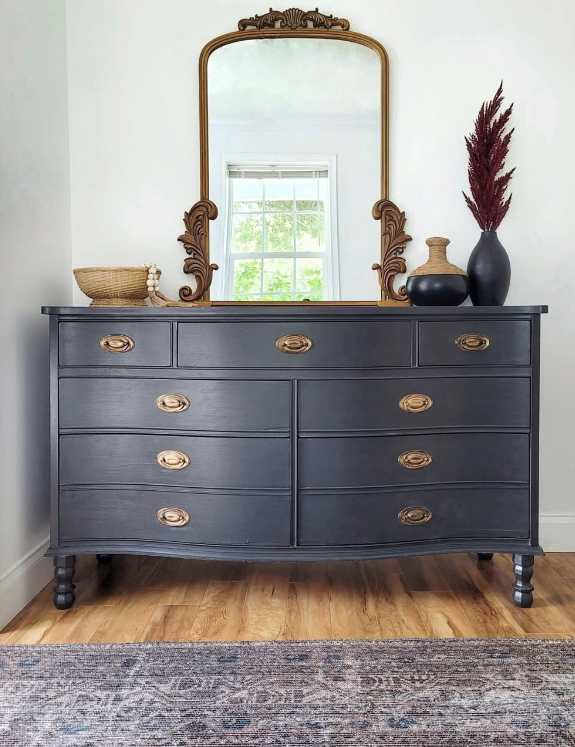 Swapping out drawer pulls, cabinet knobs, and other hardware is a small change that makes a big impact. This simple upgrade can modernize old furniture and tie your decor together.