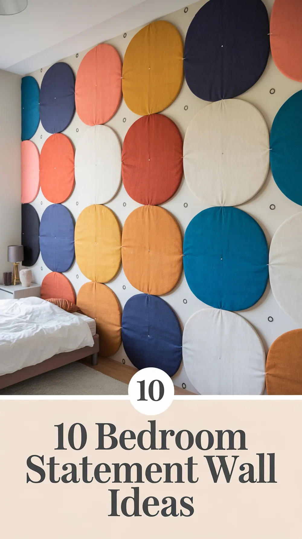 Make your bedroom unforgettable with these bold and creative statement wall ideas! From vibrant paint colors to textured accents, these designs will instantly upgrade your space. 🌟🛏️ #BedroomDecor #StatementWallIdeas #InteriorDesign #StylishBedrooms #WallInspo