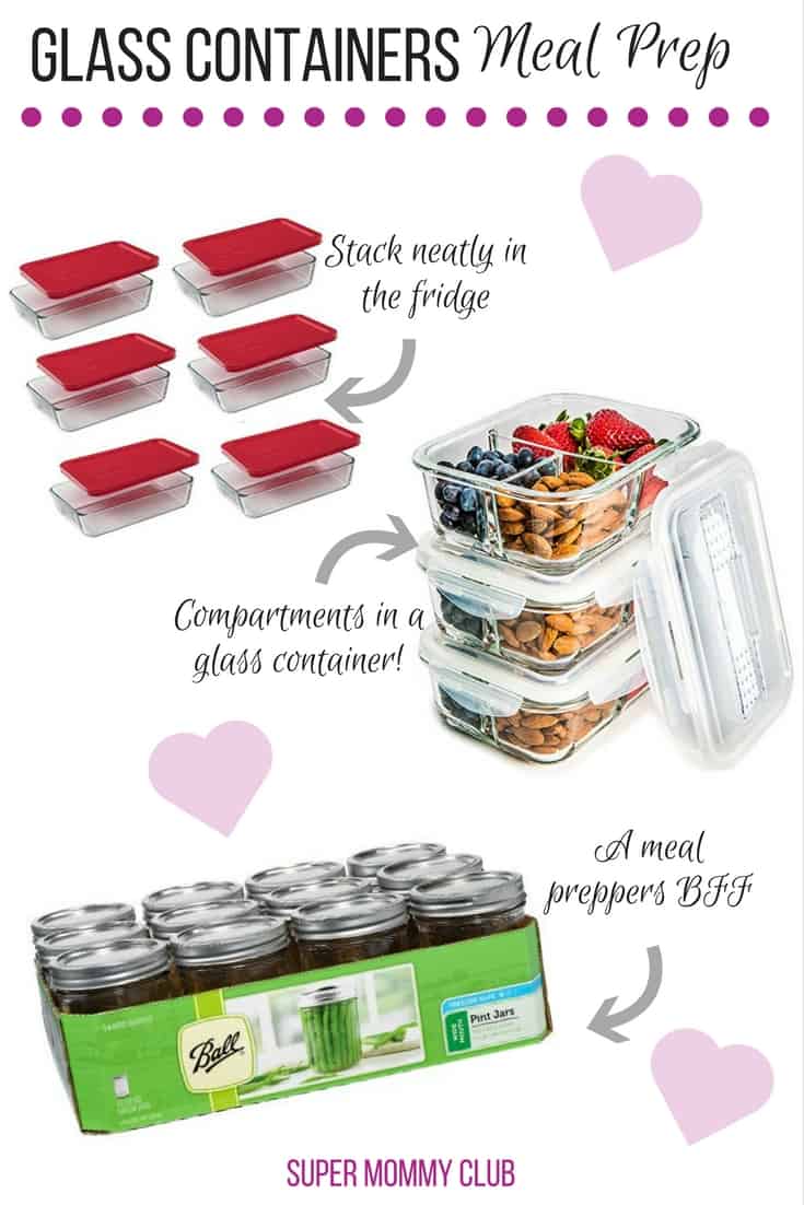 Glad Food Storage Containers - Matchware Round Containers - Two 16 Ounce -  Two 32 Ounce