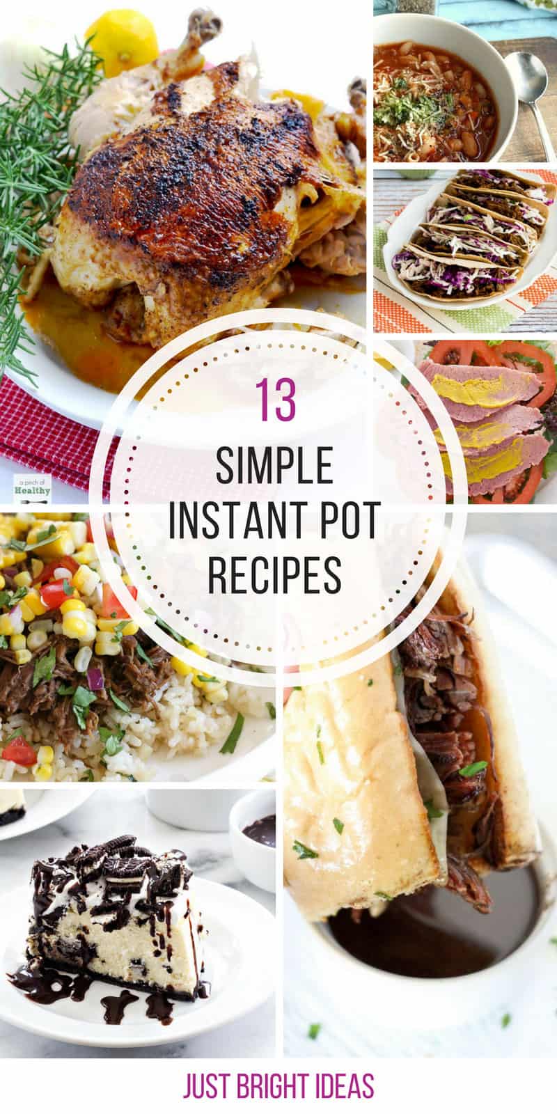 13 Easy Instant Pot Recipes You Need to Feed Your Family! | Just Bright ...