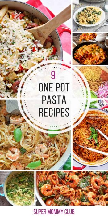 One Pot Pasta Recipes for When You Can't be Bothered to Cook!