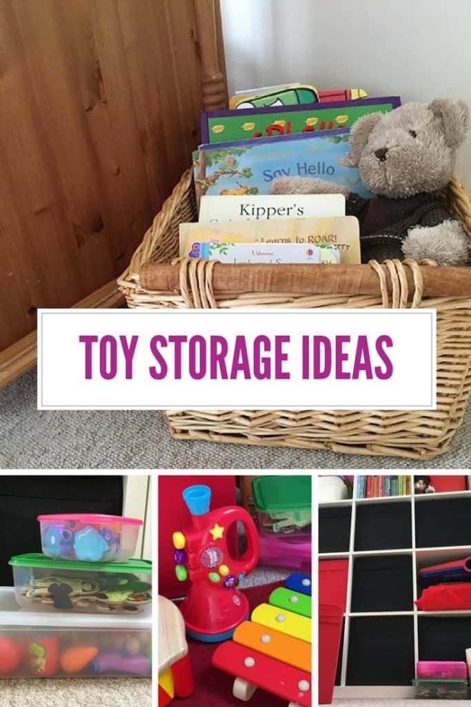 Are you tired of tripping over toys? I am and its inspired me to collect the best ideas I could find for children's toy storage ideas!