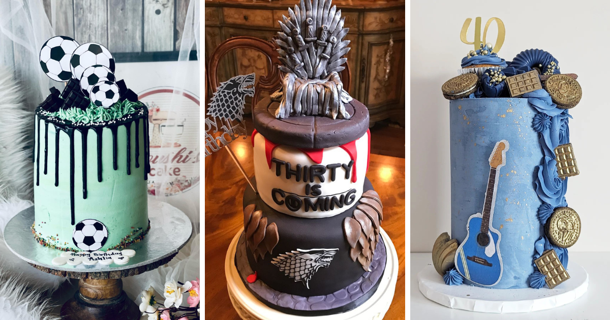 If you’re planning a special birthday celebration, don’t miss these standout birthday cake for men ideas! Get inspired with these themed cakes that capture everything from hobbies to high-class style – there’s something for every guy on this list! 🥳🎂