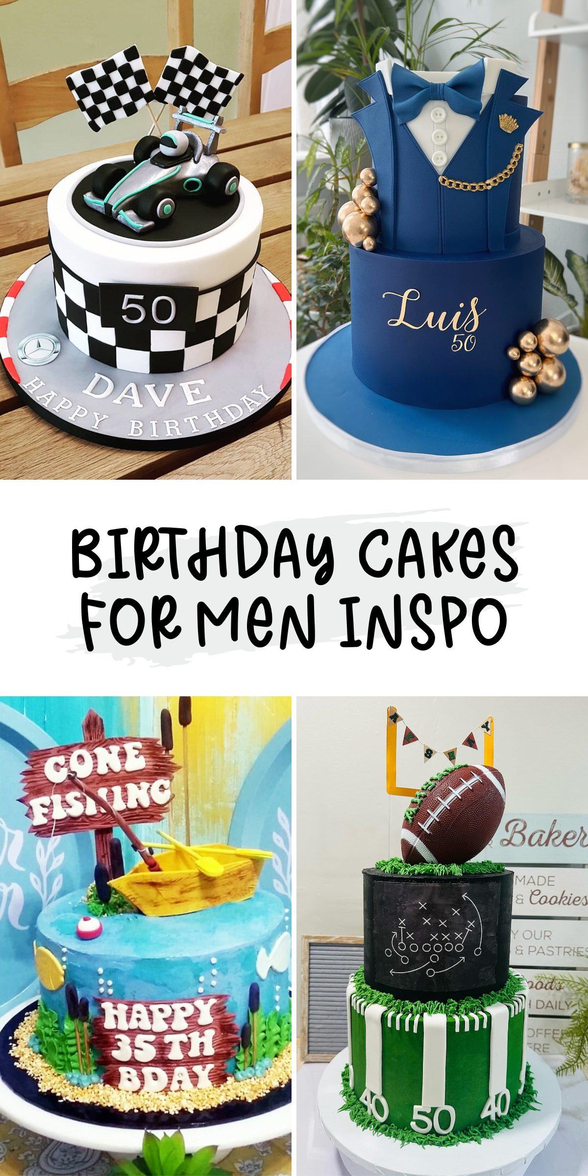 These birthday cake ideas for men are perfect for every style and interest! From race cars and fishing to elegant suits and whiskey barrels, these cakes are packed with personality and creativity. Find the perfect cake inspiration to make his birthday unforgettable! 🎁🍰