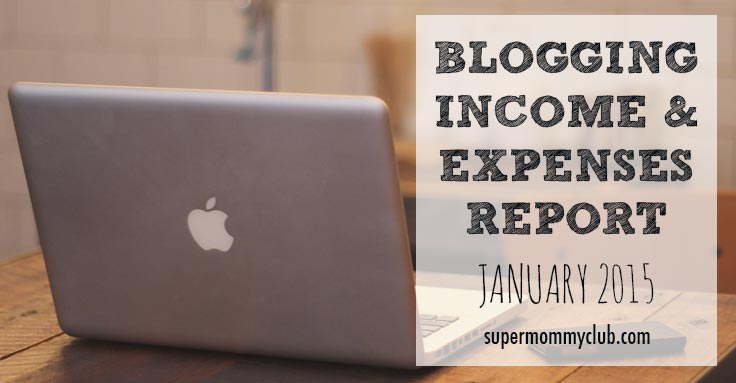Blogging Income and Expenditure – January 2015