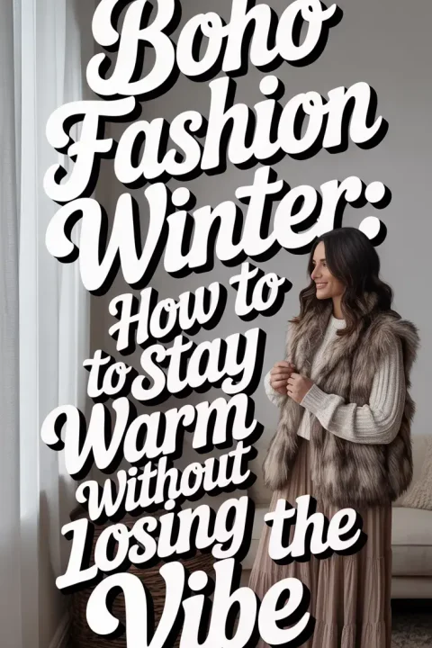 Stay cozy and stylish this season with these boho fashion winter outfit ideas! From chunky knits and maxi skirts to suede jackets and embroidered boots, here’s how to layer up without losing your boho vibe. #BohoFashion #WinterOutfits #BohoStyle #OutfitInspo