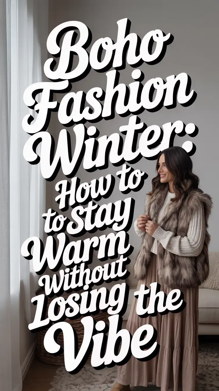 Stay cozy and stylish this season with these boho fashion winter outfit ideas! From chunky knits and maxi skirts to suede jackets and embroidered boots, here’s how to layer up without losing your boho vibe. #BohoFashion #WinterOutfits #BohoStyle #OutfitInspo