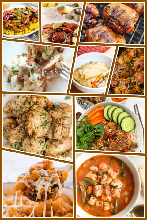 Juicy, flavorful, and budget-friendly — these 10 boneless chicken thigh recipes are perfect for quick weeknight dinners everyone will love! 🍗 #ChickenRecipes #DinnerIdeas #EasyMeals