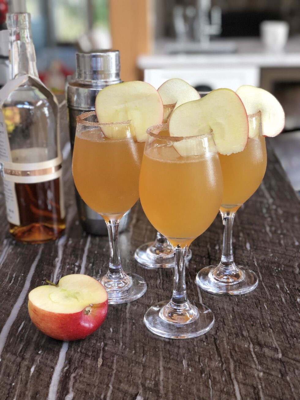 The rich flavors of bourbon and spiced apple cider make this a smooth, warming cocktail for fall gatherings. A bit of cinnamon brings it all together!