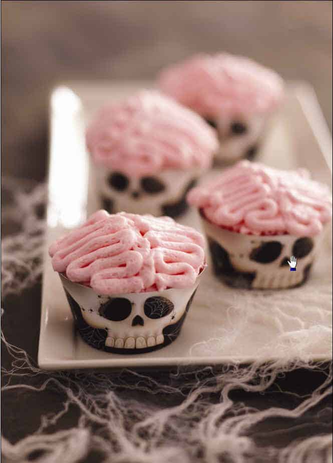 Brains Cupcakes