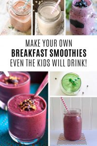 These breakfast smoothies for kids taste great!