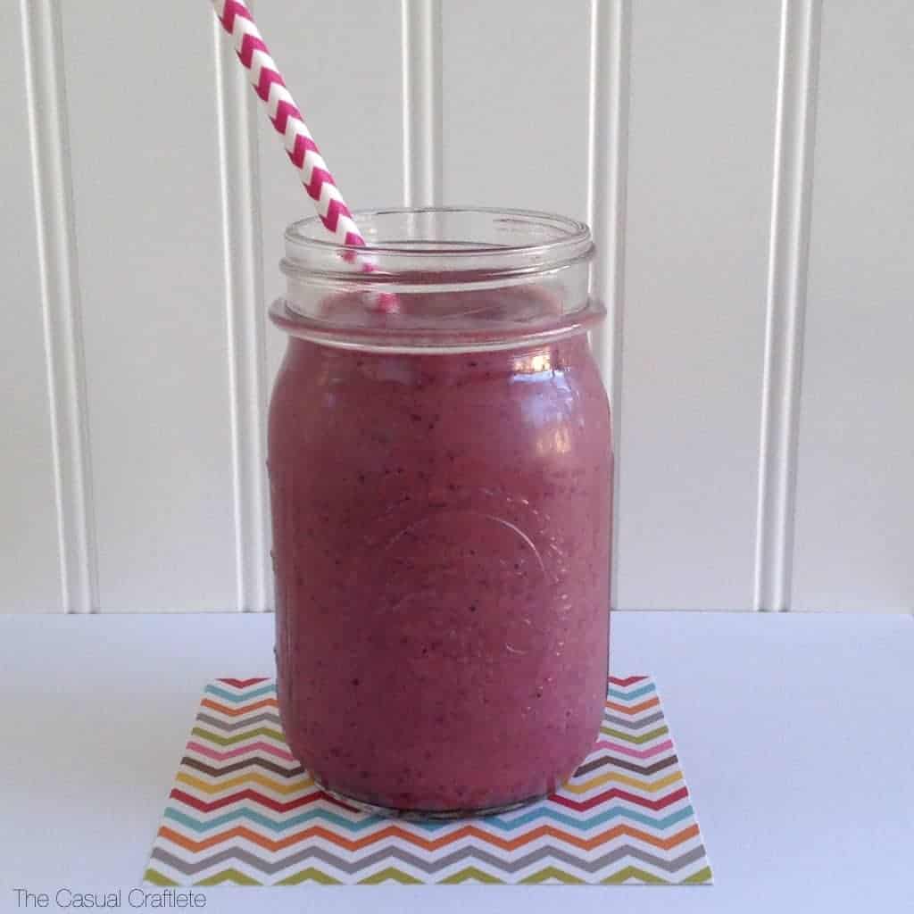 Fruit Spinach and Flax Seed Smoothie