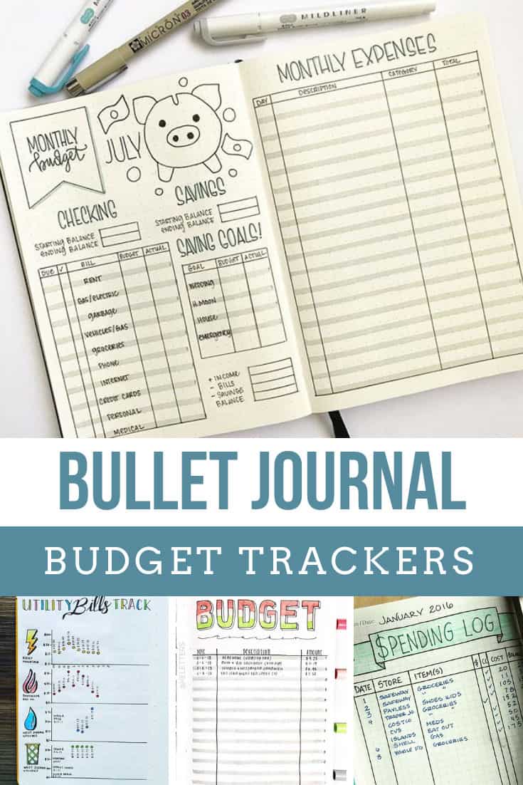 Budget Tracker Bullet Journal Ideas {Get control of your spending in 2020!}