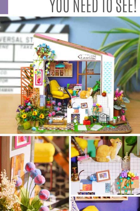These build your own dollhouse kits are packed with so much detail they're mind blowing! They make wonderful Christmas gifts for the crafter on your list!
