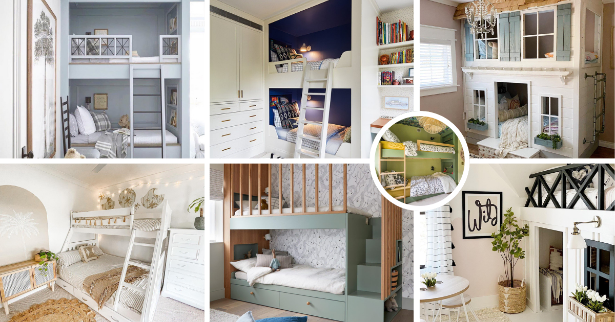 Sleepovers just got a major upgrade! These built-in bunk beds make any room feel like an adventure. Whether you're designing a guest room or a sibling space, these beds have got you covered with fun features like shelves, and even cozy nooks. 🎉 #SleepoverReady #BuiltInBunks