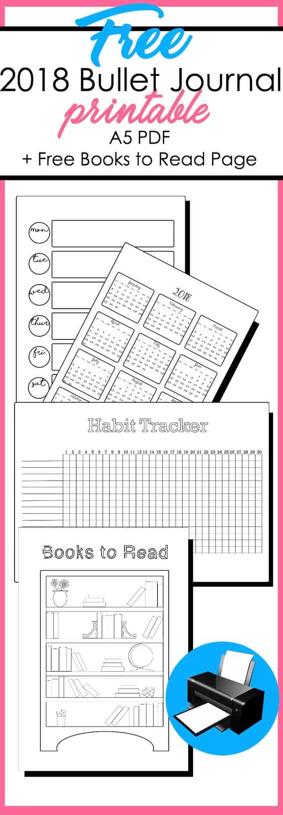 15 Creative Bullet Journal Printables for When You Don't Have Time to Be