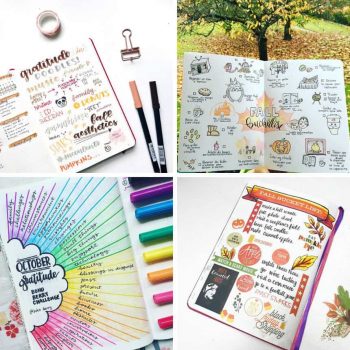 Bullet Journal Ideas for Fall Theme Pages {From gratitude spreads to ...